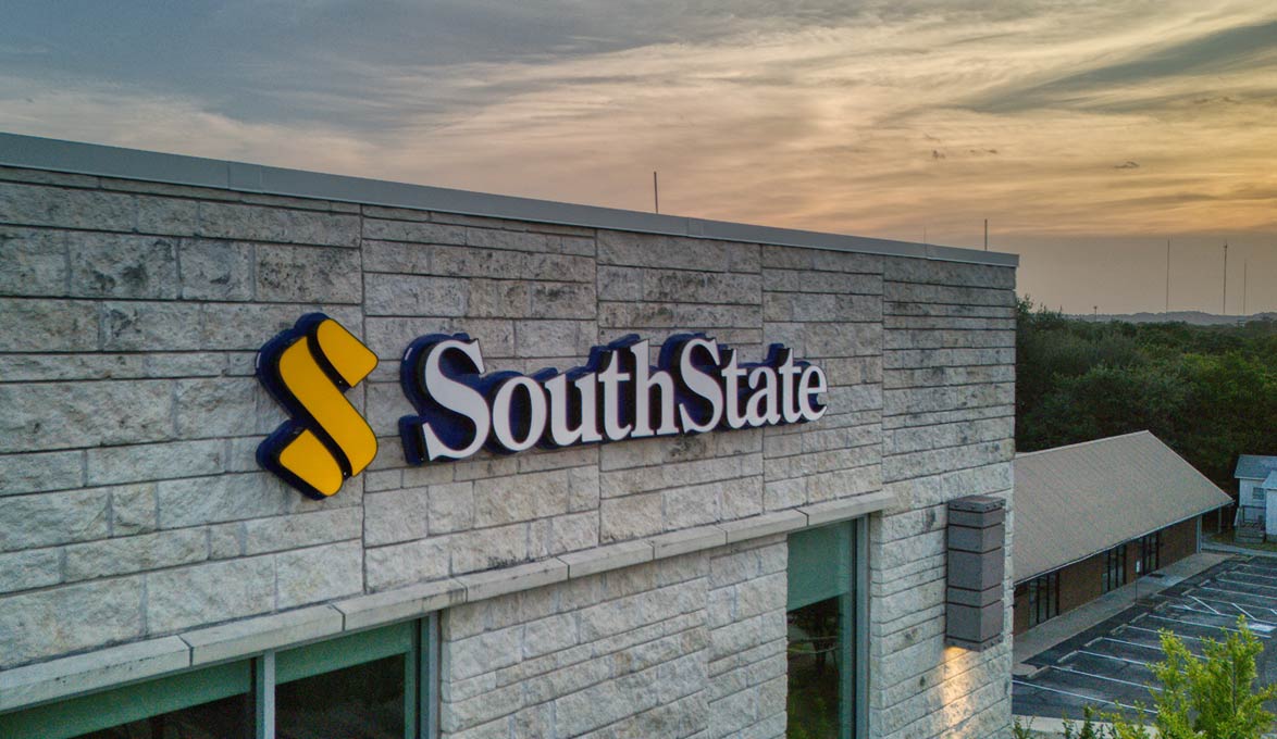 SouthState Bank Signage in Austin, TX