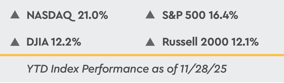 YTD Index Performance