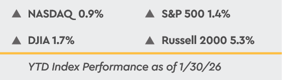 YTD Index Performance