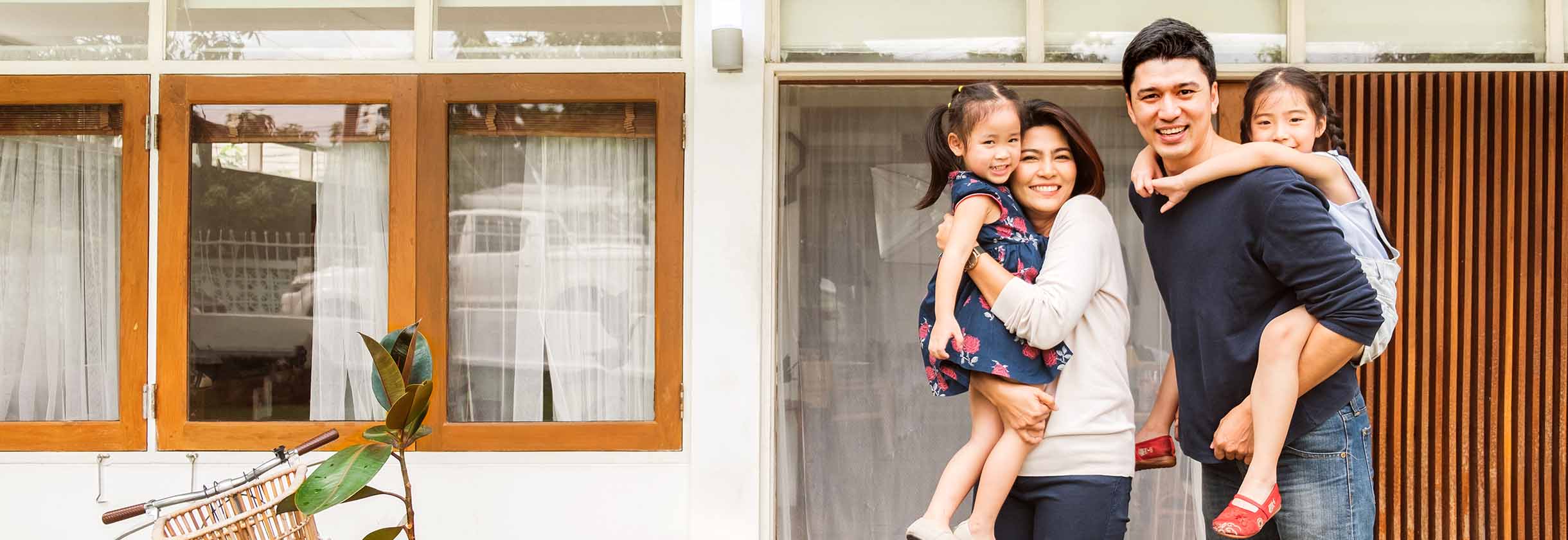 couple borrowing against home equity for financial needs
