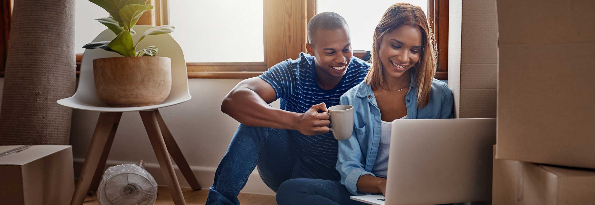couple moving into first house