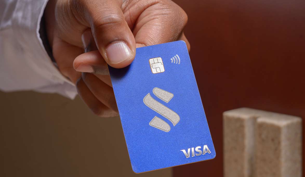 Blue SouthState business credit card.