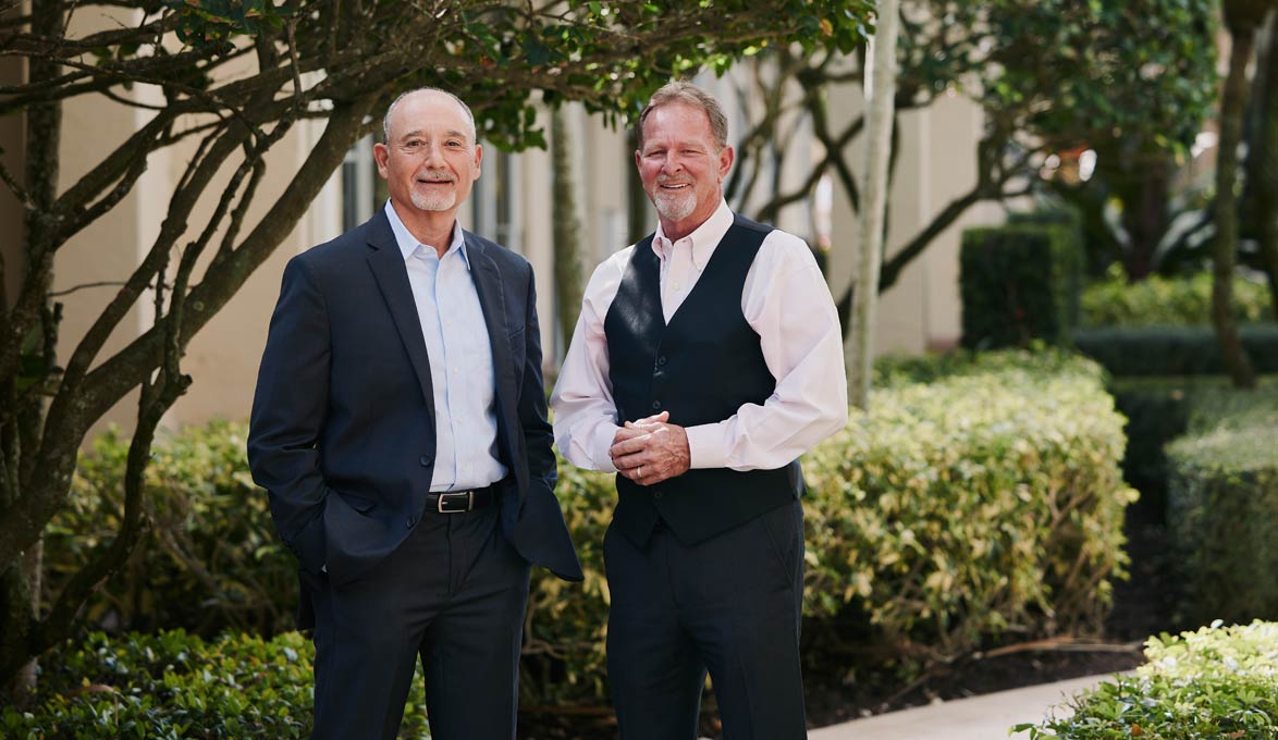 SBA Commercial Lender Steve Penza and business owner Alan Strickland