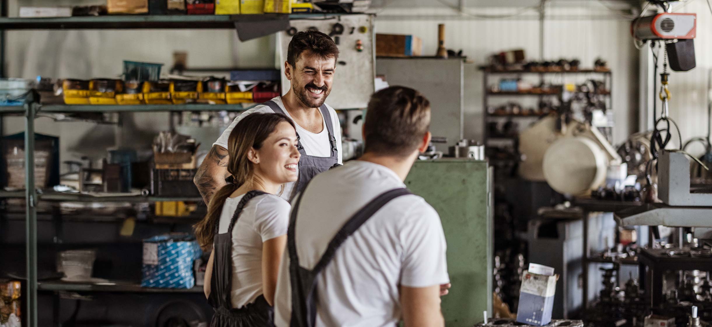 Small Business owner operator applies for a loan online