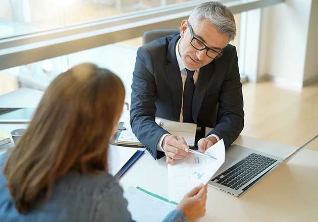 An experienced professional helps manage finances