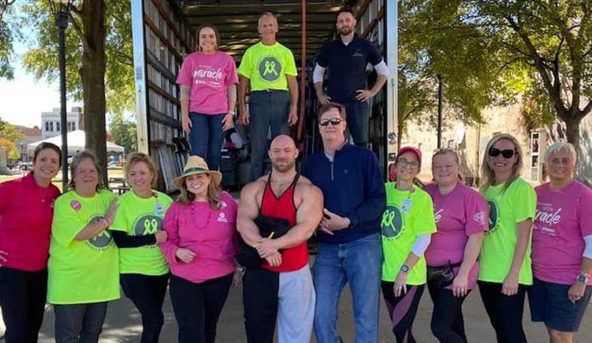 Terri Jenks with family and friends