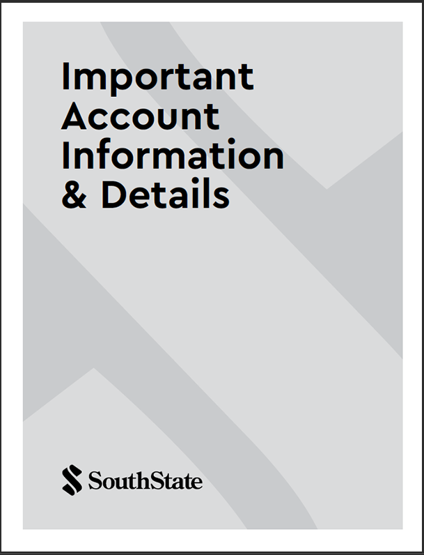 Icon for Important Account Information & Details